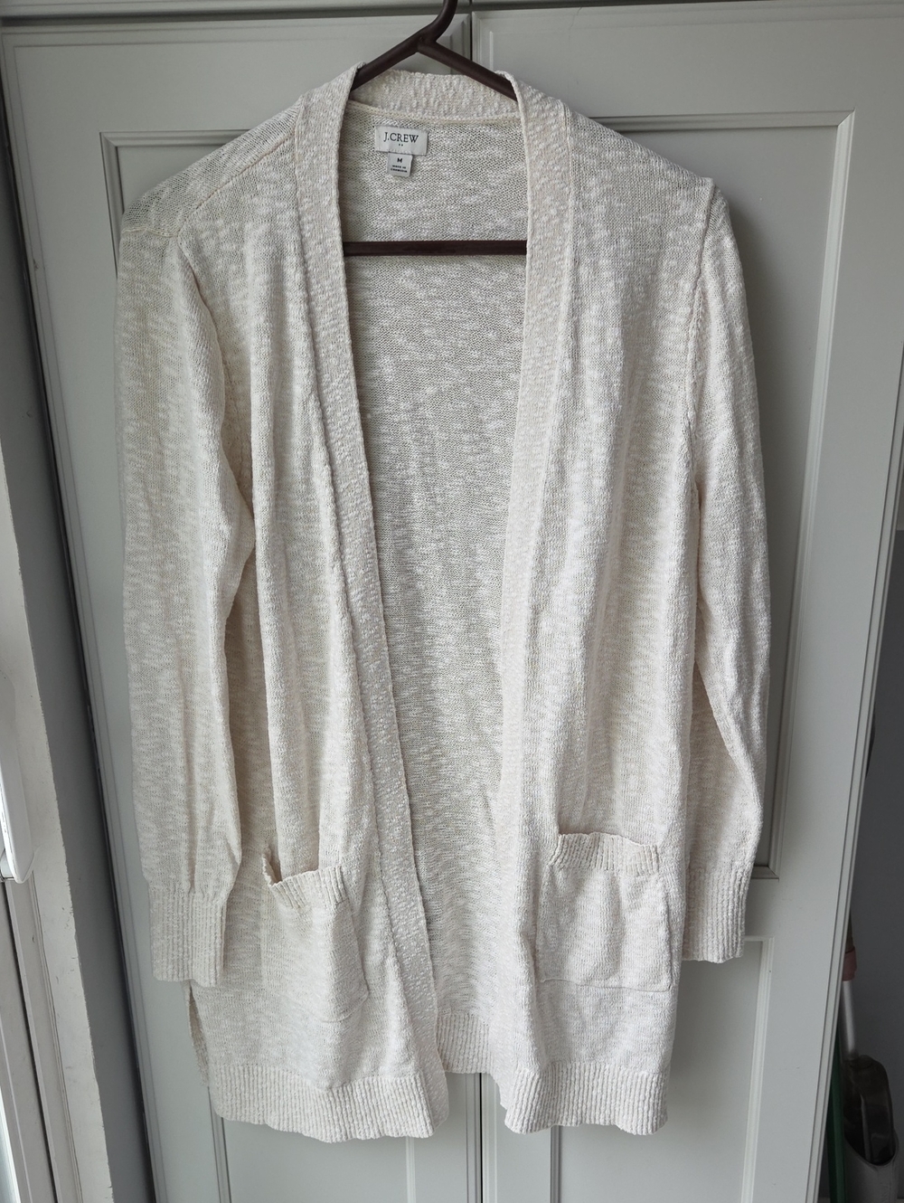 J. Crew "Beach Sweater" Cardigan with Pockets